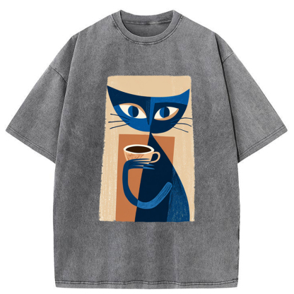 Tokyo-Tiger Morning Ritual Washed T-Shirt