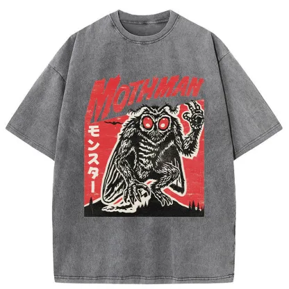 Tokyo-Tiger Retro Mothman Washed T-Shirt