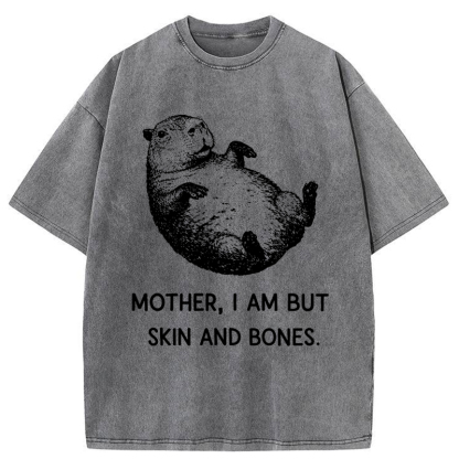 Tokyo-Tiger Built Different (Mostly Round) Washed T-Shirt