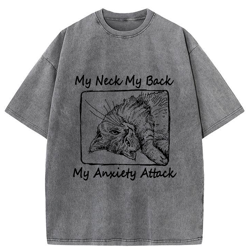 Tokyo-Tiger Cat That Has Lost All Will To Live Washed T-Shirt