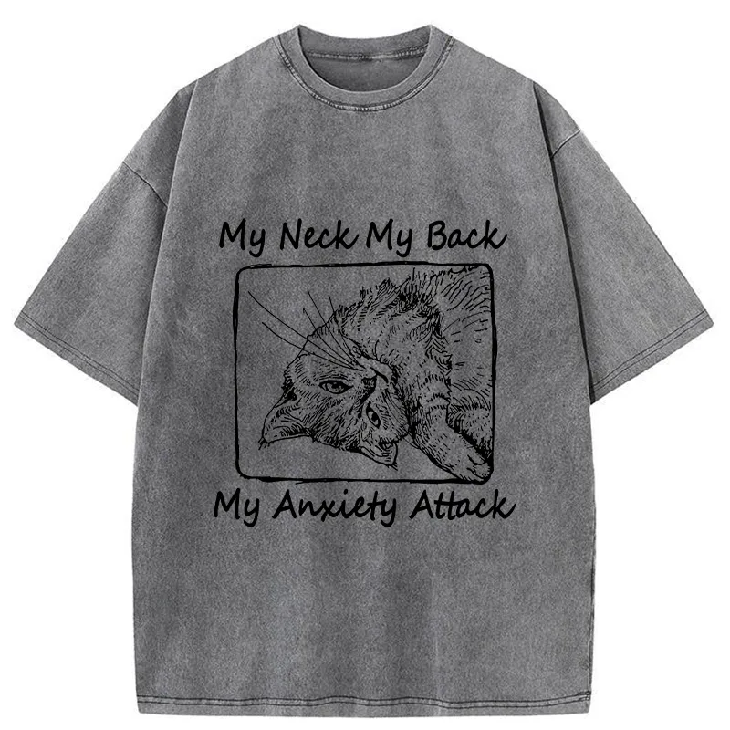 Tokyo-Tiger Cat That Has Lost All Will To Live Washed T-Shirt