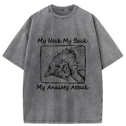 Tokyo-Tiger Cat That Has Lost All Will To Live Washed T-Shirt