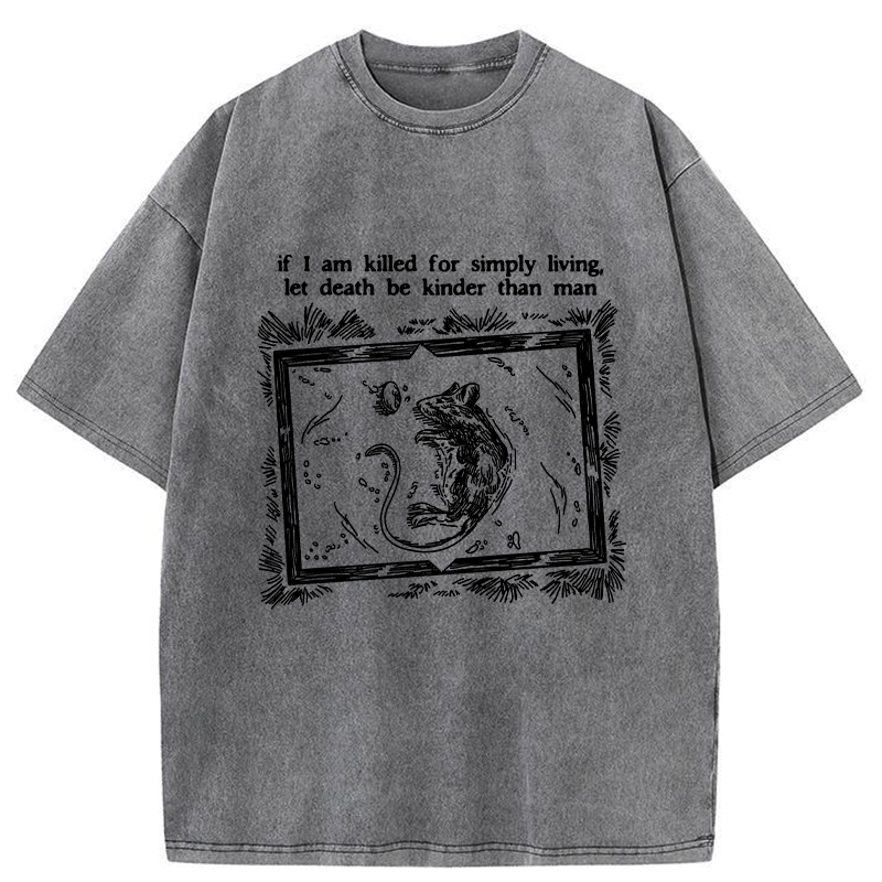 Tokyo-Tiger Mouse's Last Wish Washed T-Shirt
