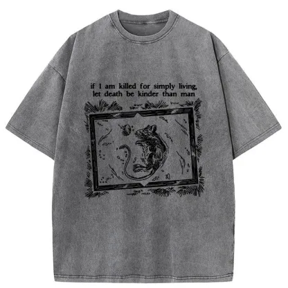 Tokyo-Tiger Mouse's Last Wish Washed T-Shirt