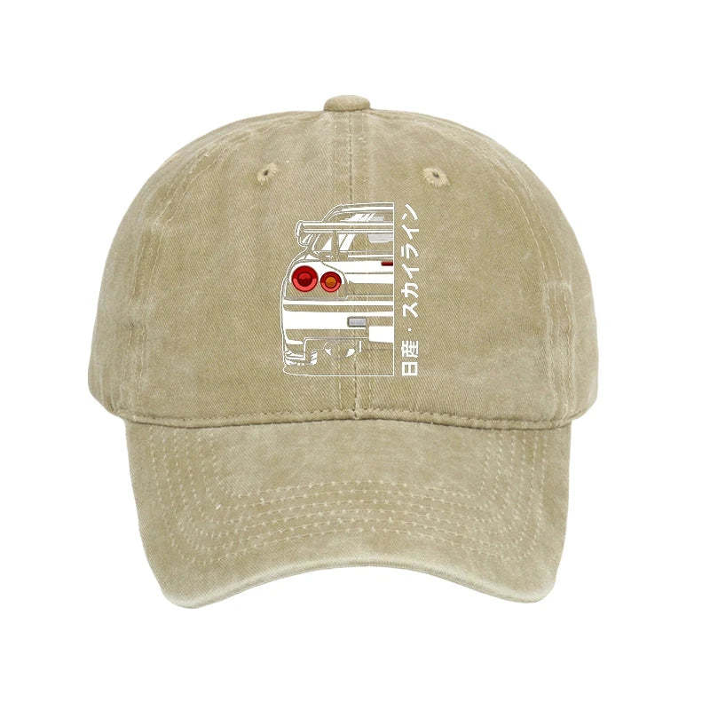 Tokyo-Tiger Nissan Skyline GTR R34 Washed Cap