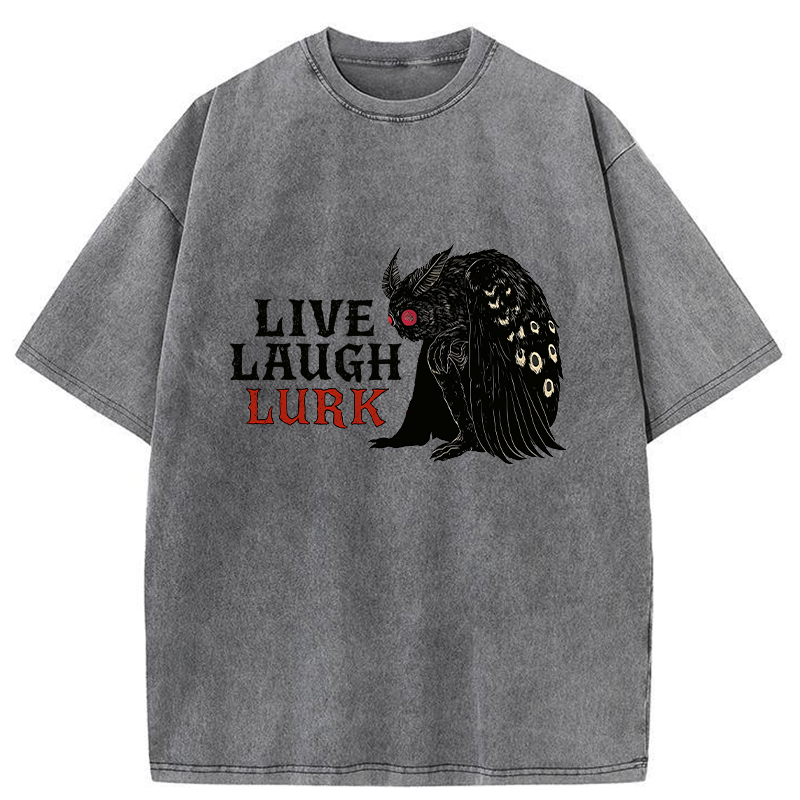 Tokyo-Tiger Mothman In The Shadows Washed T-Shirt