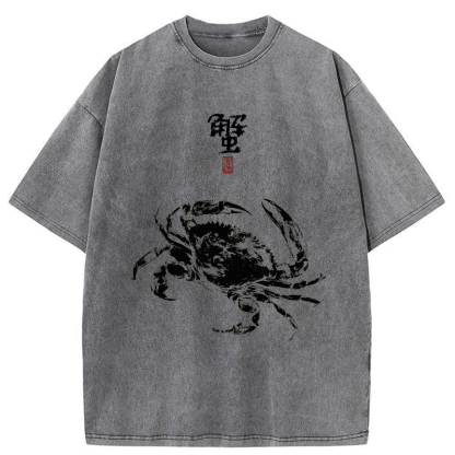 Tokyo-Tiger The Kani Washed T-Shirt