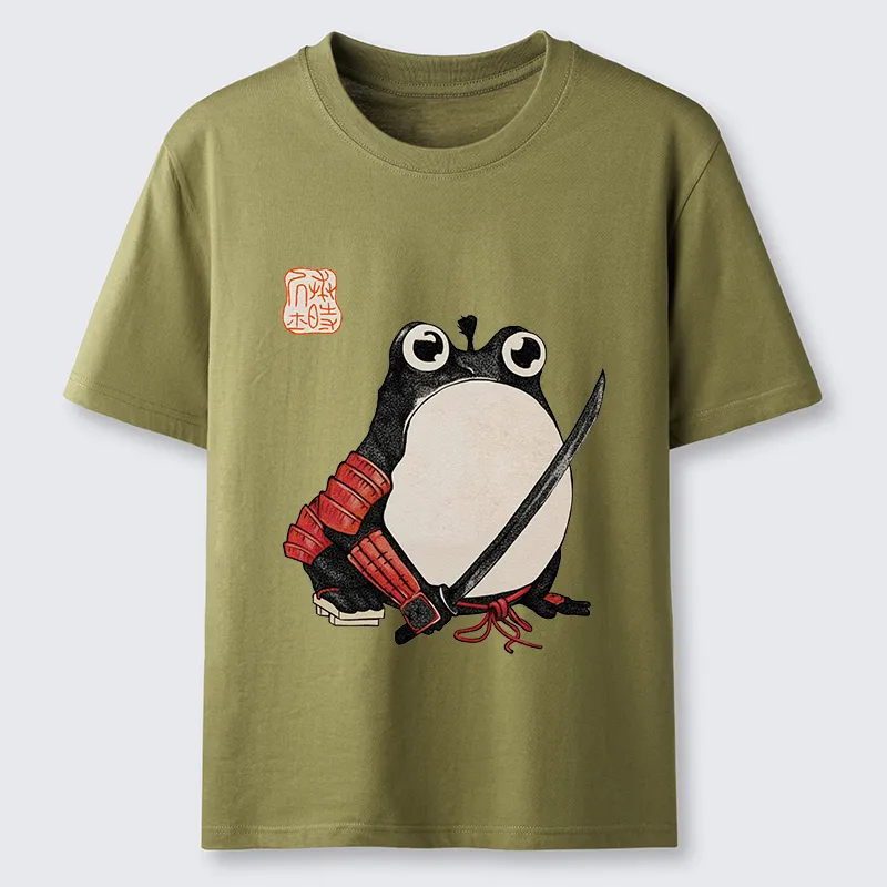 Tokyo-Tiger Silly Samurai Frog Classic T-Shirt