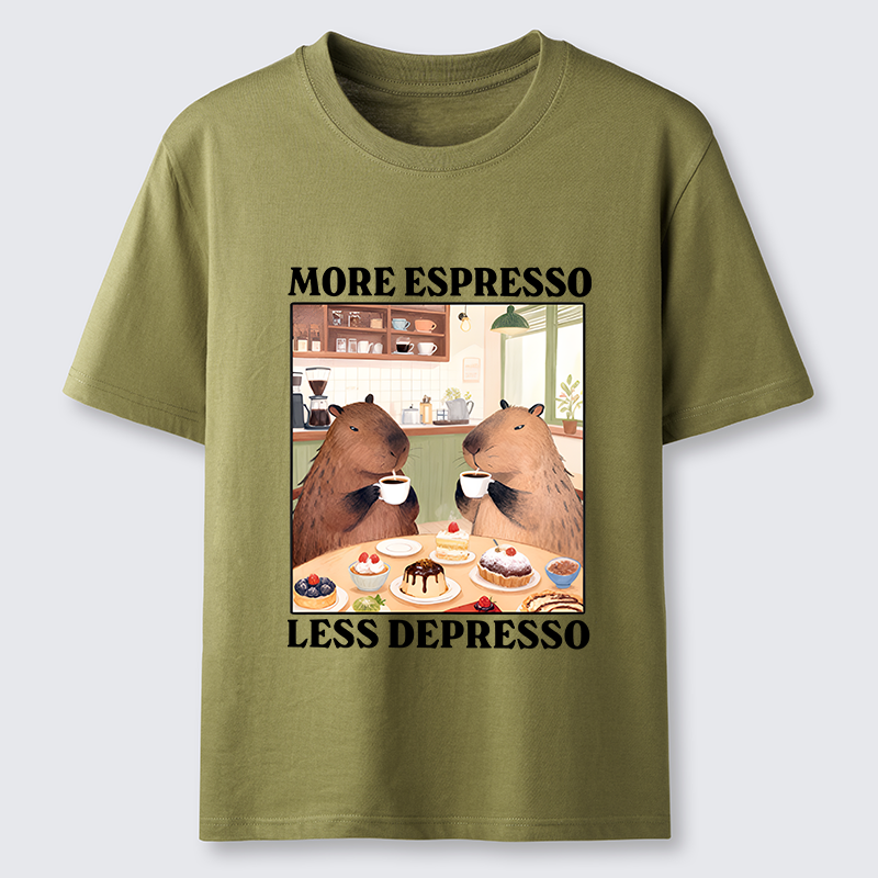 Tokyo-Tiger Capybaras Drink More Coffee Classic T-Shirt