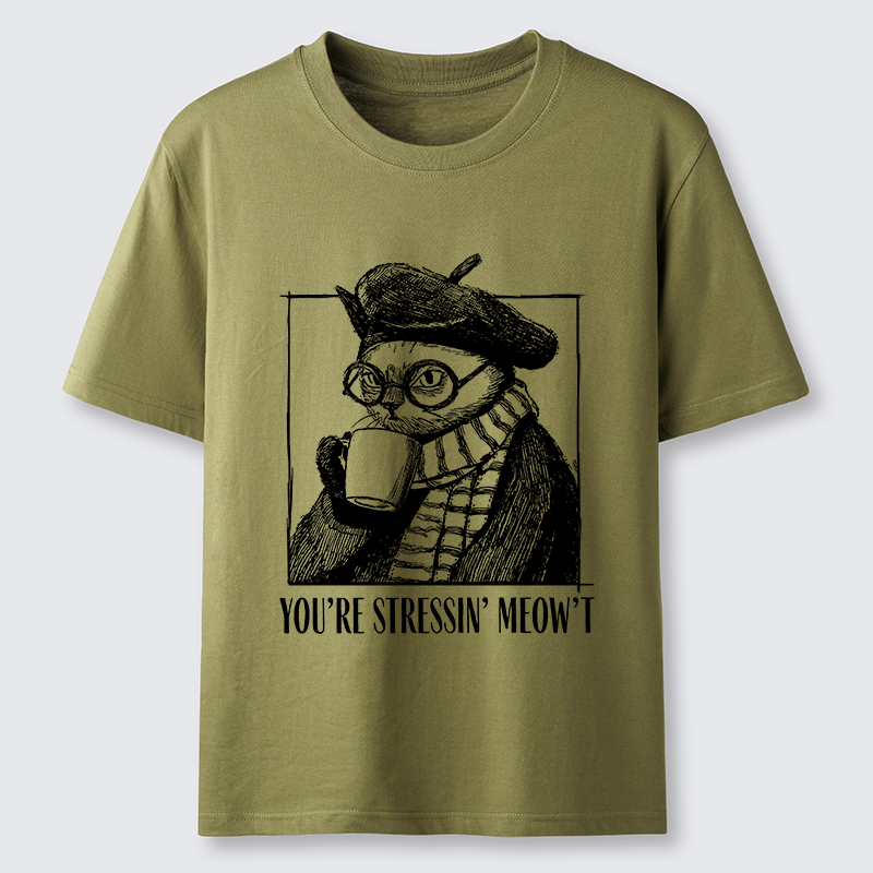 Tokyo-Tiger Cat Café：Sip, Don’t Stress Classic T-Shirt