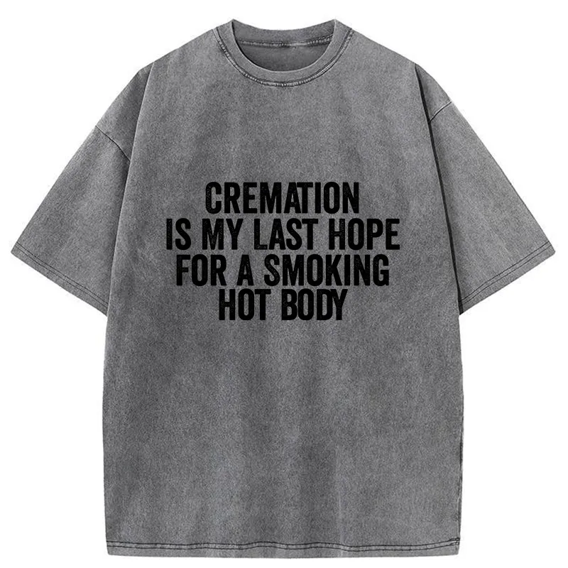 Tokyo-Tiger The Last Hope For Weight Loss Washed T-Shirt