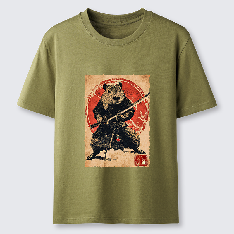 Tokyo-Tiger Samurai Capybara Japan Classic T-Shirt
