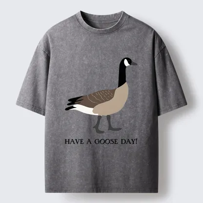 Tokyo-Tiger Have A GOOD Day Washed T-Shirt