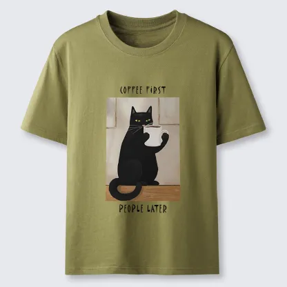 Tokyo-Tiger Drink Coffee First Classic T-Shirt