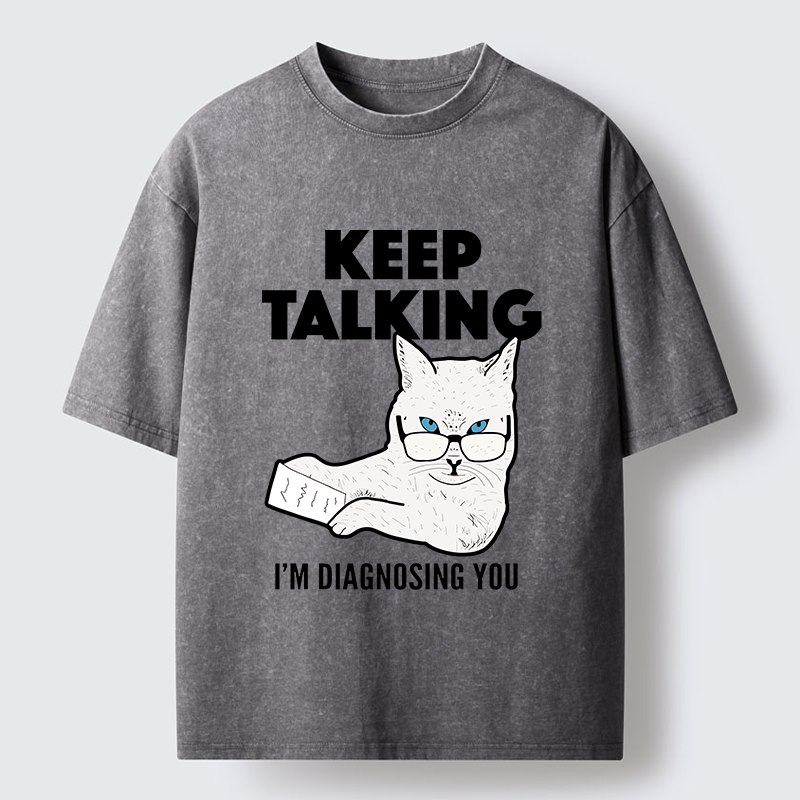 Tokyo-Tiger Diagnosing Your Problem Now Washed T-Shirt