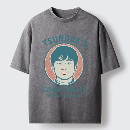 Tokyo-Tiger Sashimi & Roll Co. Washed T-Shirt