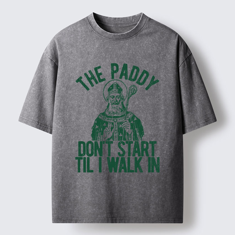 Tokyo-Tiger Funny St Patricks Day Meme Washed T-Shirt