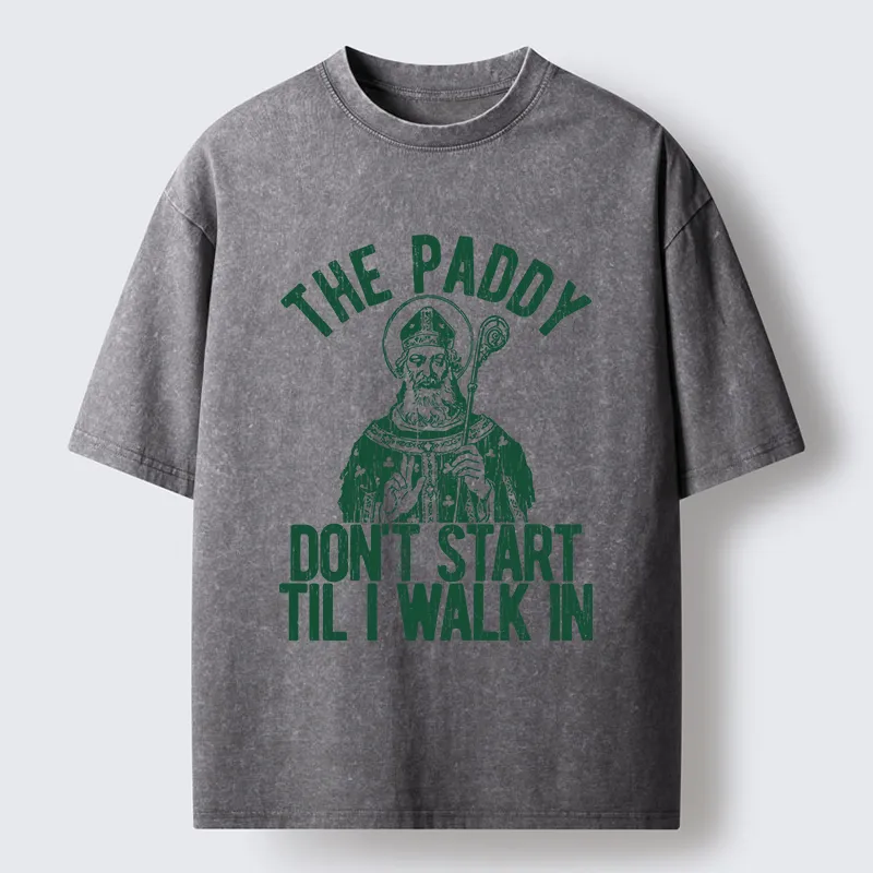 Tokyo-Tiger Funny St Patricks Day Meme Washed T-Shirt