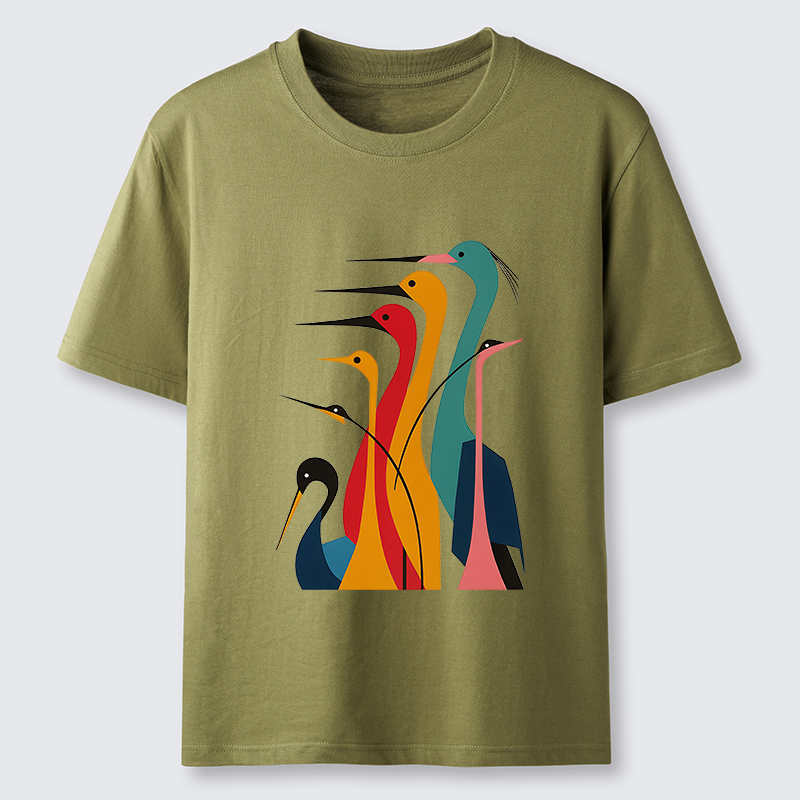 Tokyo-Tiger Various Types Of Cranes Classic T-Shirt