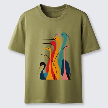 Tokyo-Tiger Various Types Of Cranes Classic T-Shirt
