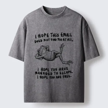 Tokyo-Tiger I Hope You Can Be Free Washed T-Shirt