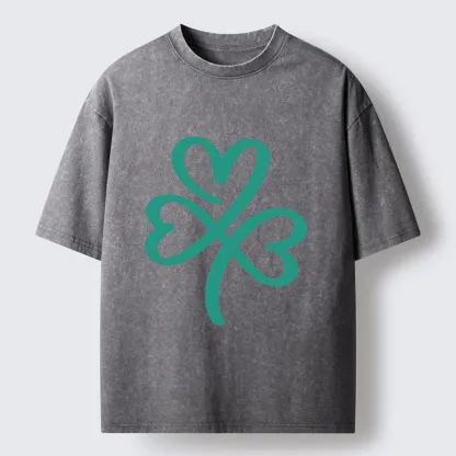 Tokyo-Tiger St. Patrick's Day Minimalist Washed T-Shirt