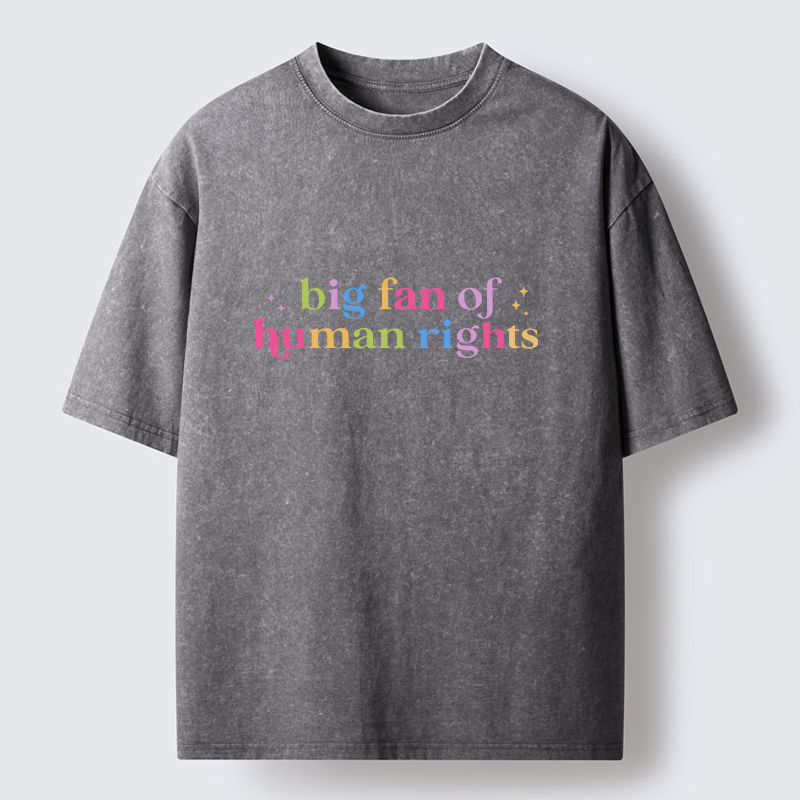 Tokyo-Tiger Human Right Washed T-Shirt