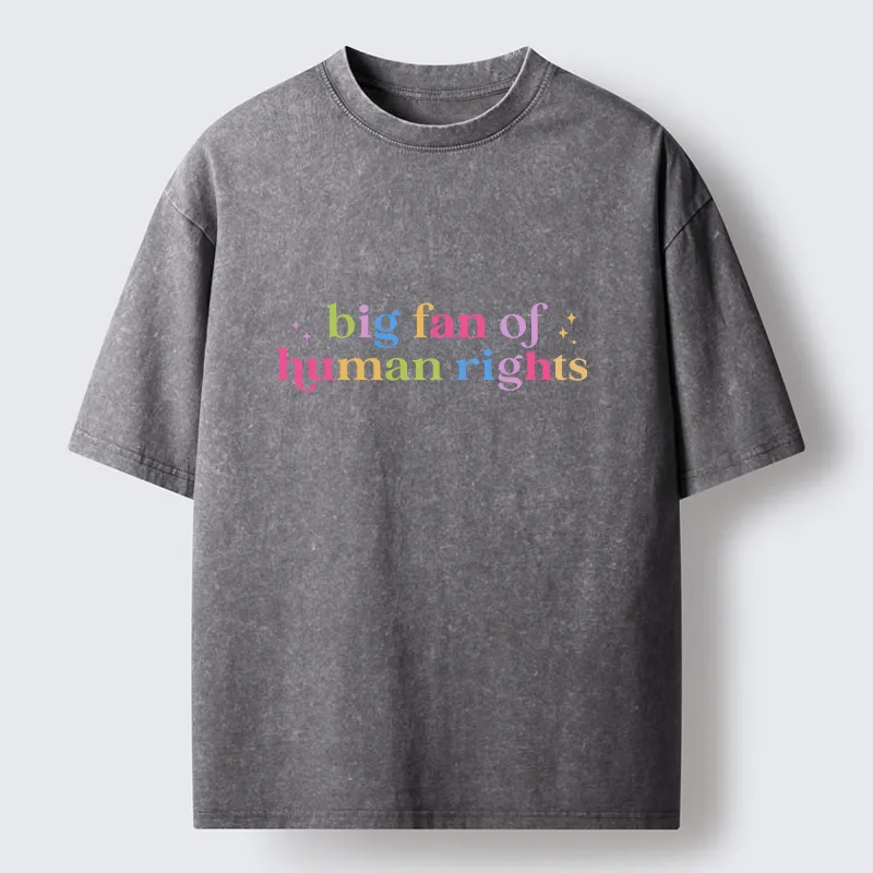 Tokyo-Tiger Human Right Washed T-Shirt