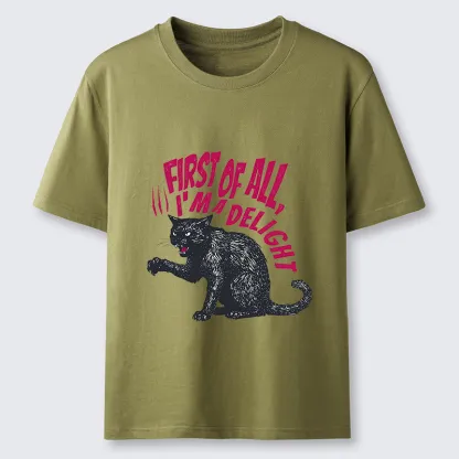 Tokyo-Tiger Fierce Black Cat Classic T-Shirt