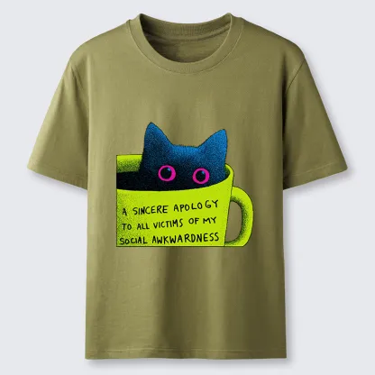 Tokyo-Tiger Social Awkward Cat Classic T-Shirt