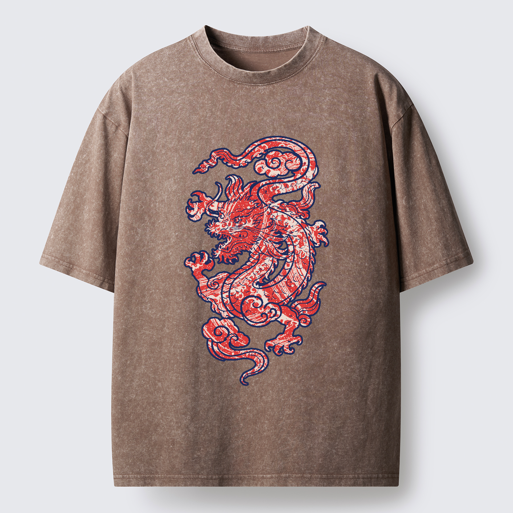 Tokyo-Tiger Crimson Dragon Washed T-Shirt