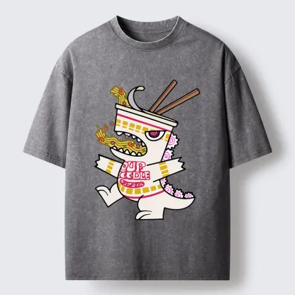 Tokyo-Tiger Ramenzilla Washed T-Shirt
