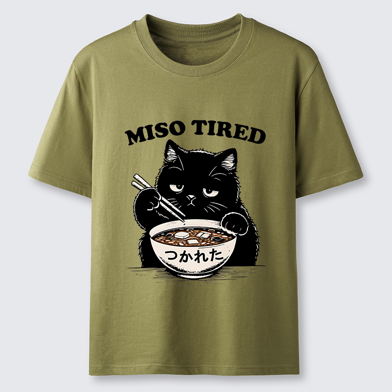 Tokyo-Tiger I Am So Tired Cat Classic T-Shirt