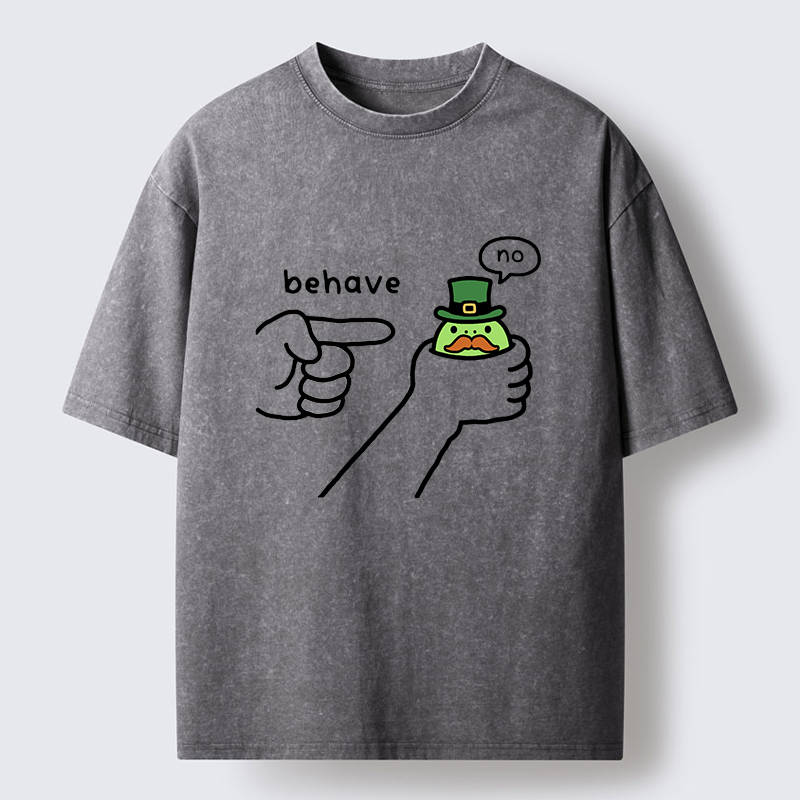 Tokyo-Tiger St. Patrick's Day Pranks Washed T-Shirt