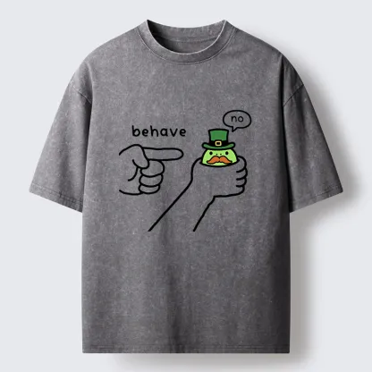 Tokyo-Tiger St. Patrick's Day Pranks Washed T-Shirt