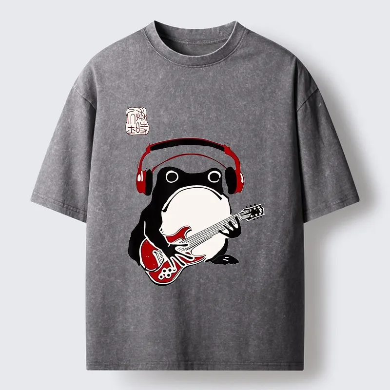 Tokyo-Tiger Rock Frog Washed T-Shirt