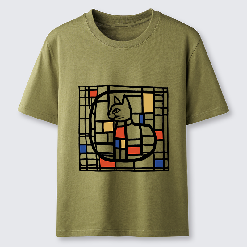 Tokyo-Tiger Mondrian's Cat Classic T-Shirt