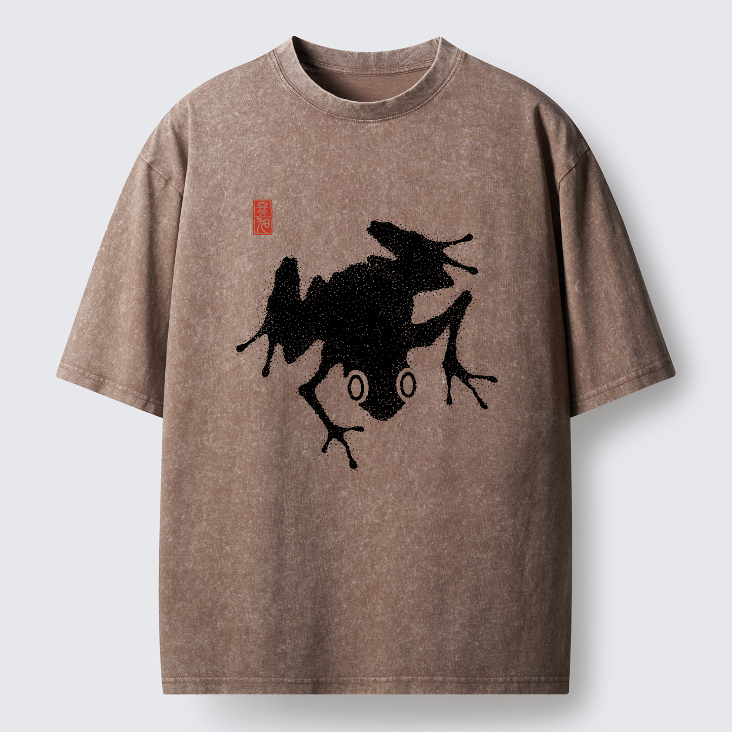 Tokyo-Tiger A stippled frog Washed T-Shirt