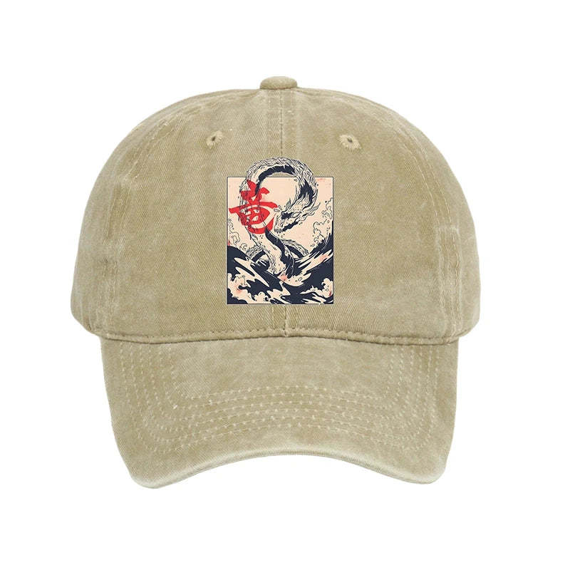 Tokyo-Tiger Sea Dragon Japanese Washed Cap