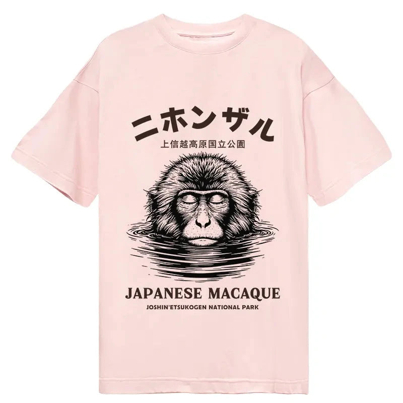 Tokyo-Tiger The Macaque Monkey In The Bath Japanese Classic T-Shirt