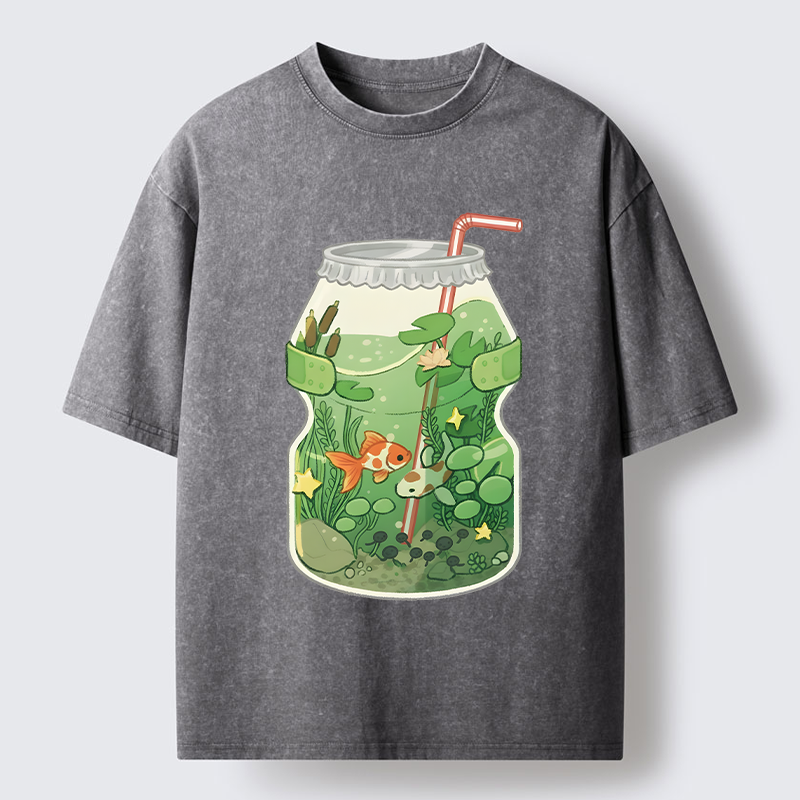 Tokyo-Tiger World In A Bottle Washed T-Shirt