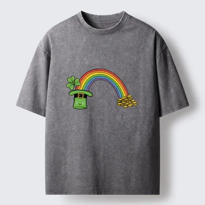 Tokyo-Tiger Rainbow Saint Patrick Washed T-Shirt