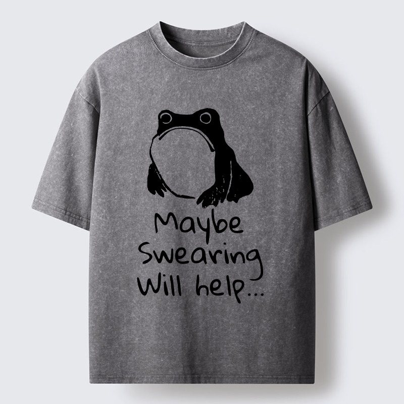 Tokyo-Tiger Unhappy Frog Washed T-Shirt