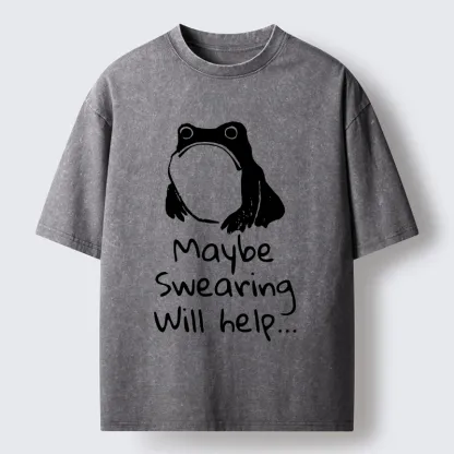 Tokyo-Tiger Unhappy Frog Washed T-Shirt