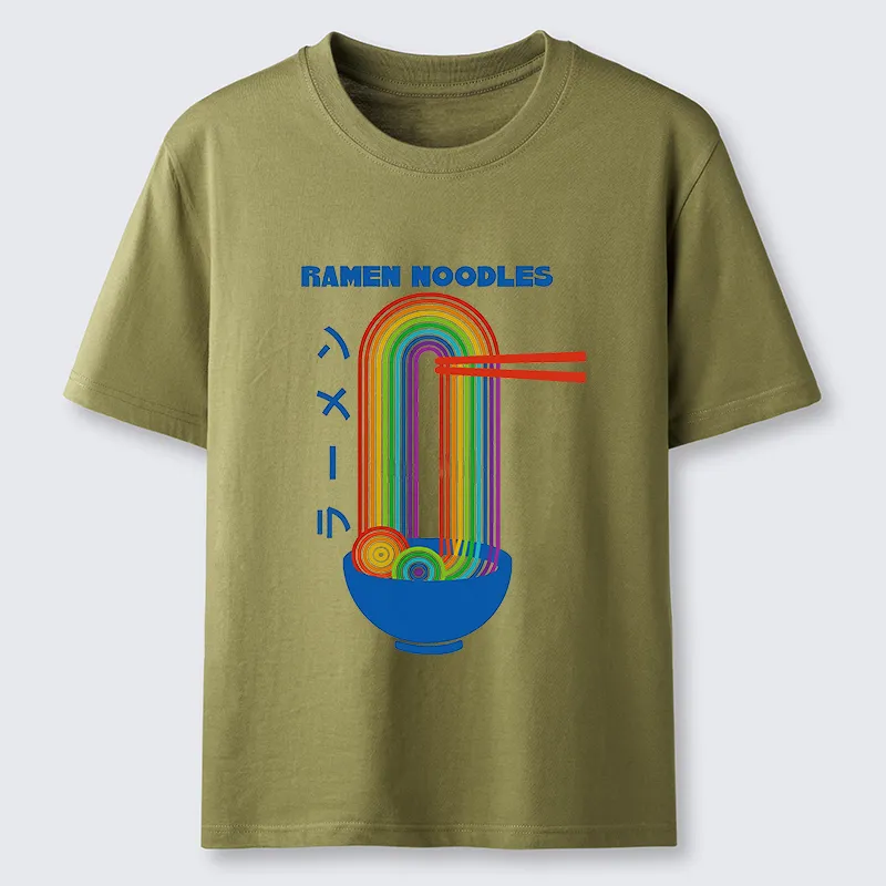 Tokyo-Tiger Ramen Rainbow Classic T-Shirt