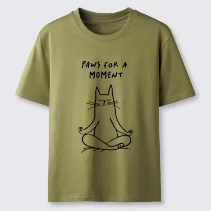 Tokyo-Tiger Yoga Zen Cat Classic T-Shirt