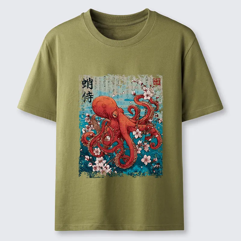 Tokyo-Tiger The Eight-Armed Samurai Classic T-Shirt