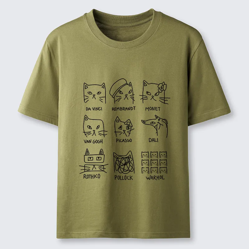 Tokyo-Tiger Artistic Cats Classic T-Shirt