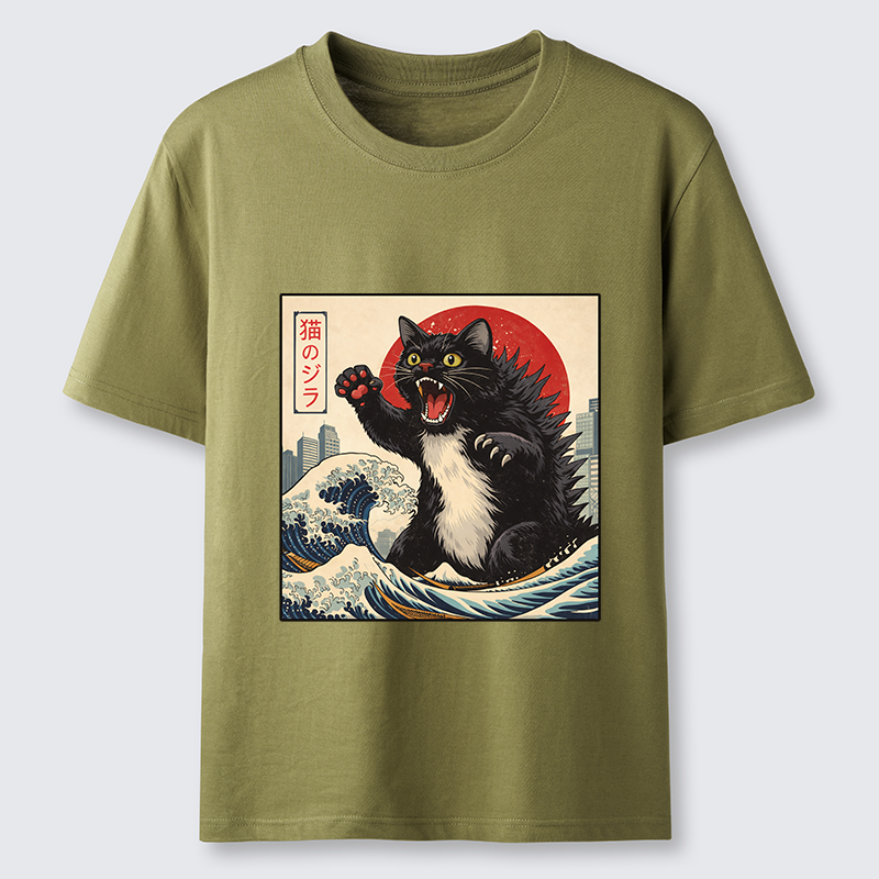 Tokyo-Tiger Black Catzilla Classic T-Shirt
