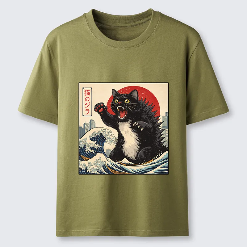 Tokyo-Tiger Black Catzilla Classic T-Shirt